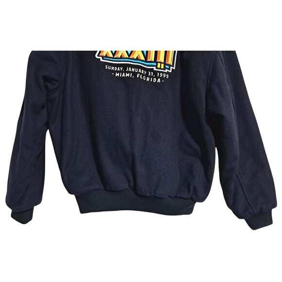 Rare 1999 Miller Lite Super Bowl XXXIII Varsity Jacket Chicago Exclusive Promo A - Picture 8 of 11